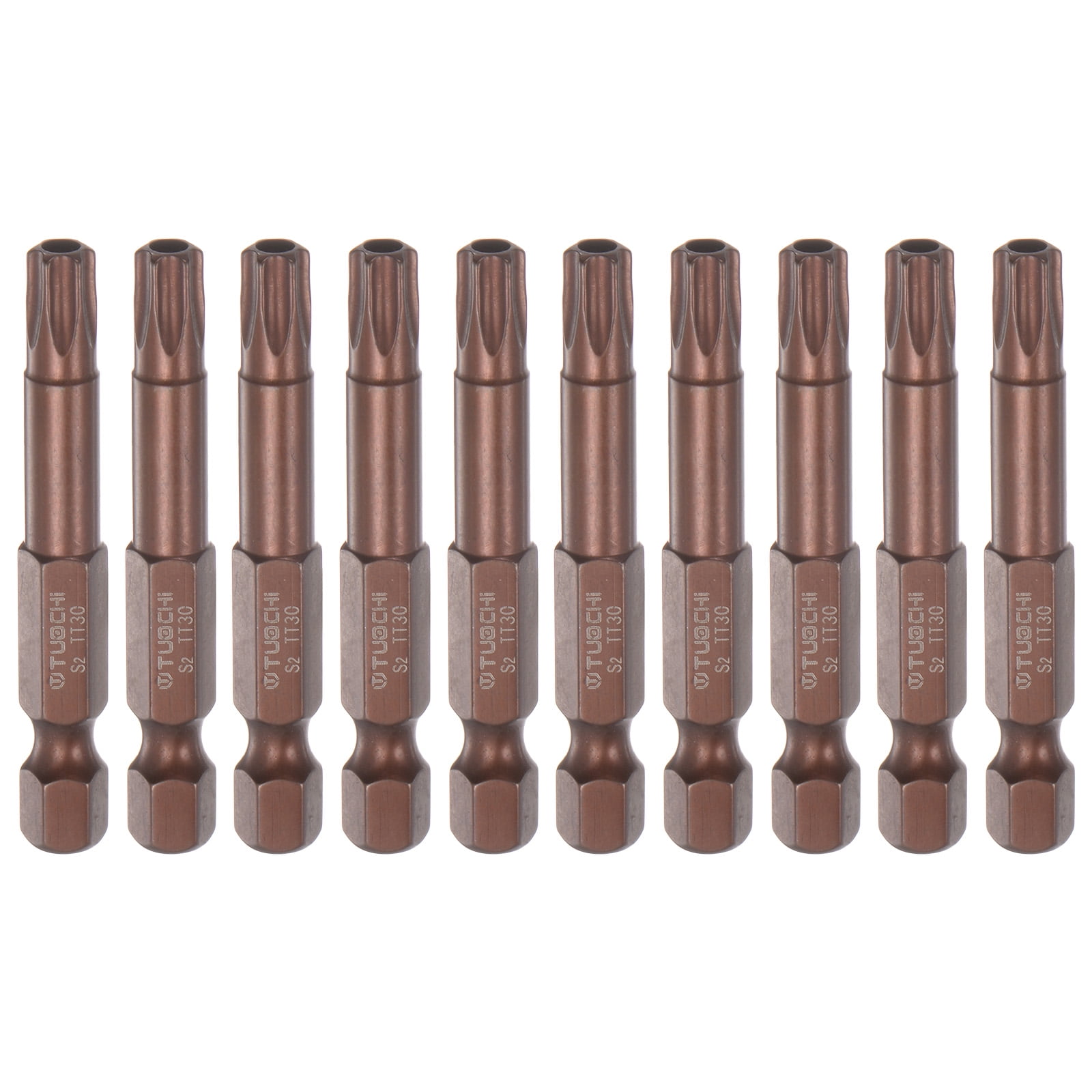 Uxcell T30 Security Torx Screwdriver Bit 1/4" Hex Shank 2