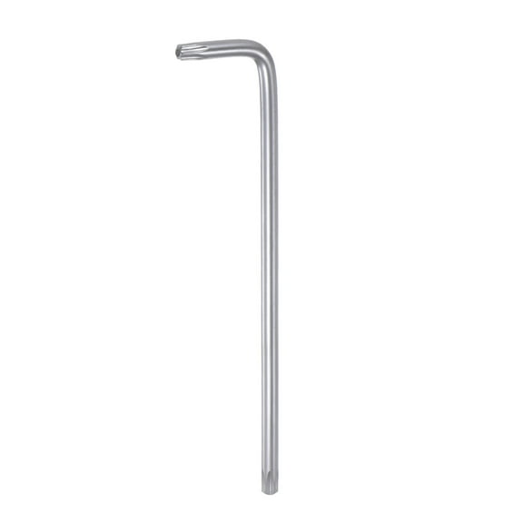 Uxcell T30 Tamper Proof Torx Wrench L Shape 5.31" Long Arm High Carbon Steel Hand Tool