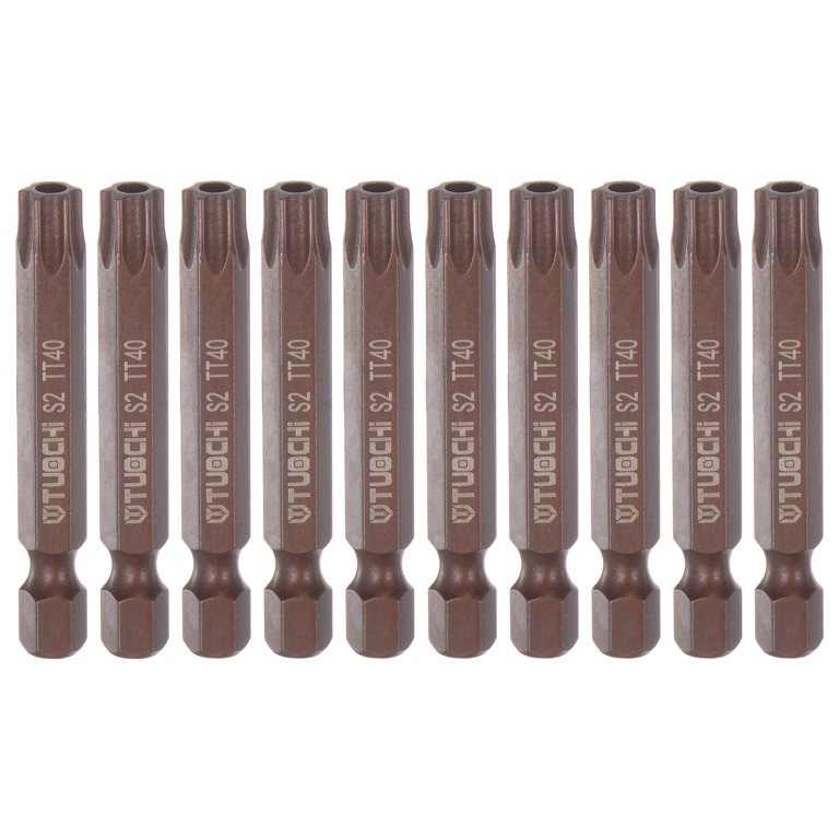 Uxcell T40 Magnetic Security Torx Screwdriver Bit 1/4