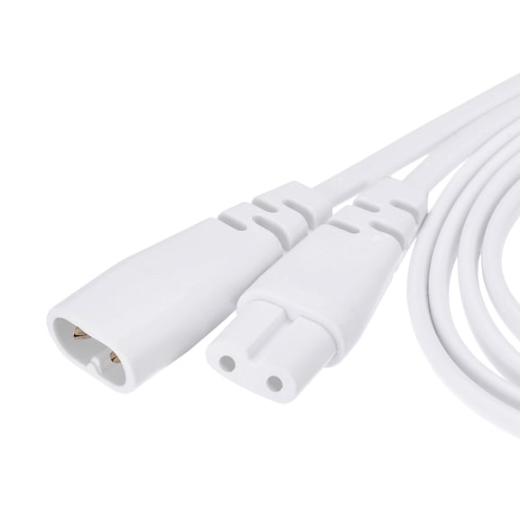 Uxcell T5 LED Tube Extension Cable 2 Pin 50CM Male to Female Cord 2Pcs