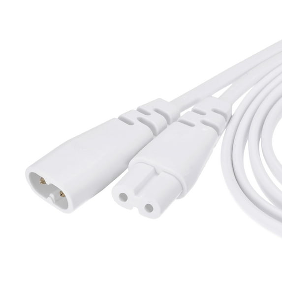 Uxcell T5 LED Tube Connector Cable 2 Pin 50CM Male to Female Extension Cord 4Pcs