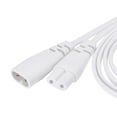 thumbnail image 1 of Uxcell T5 LED Tube Extension Cable 2 Pin 50CM Male to Female Cord 4Pcs, 1 of 5