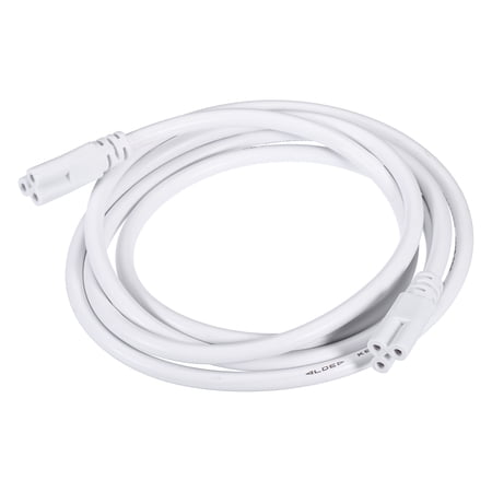 Uxcell T5 T8 LED Tube Connector Round Cable 150CM Female to Female Double End 5 Pack