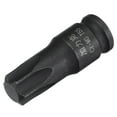 thumbnail image 1 of Uxcell T55 Impact Torx Bit Socket, 1/4" Square Drive 35mm Length CR-MO Metric Sizes, 1 of 5