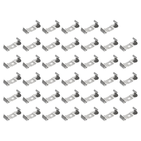 Uxcell T8 Clips Bracket Hanger, 50pcs LED Fluorescent Integrated Tube Bulb Light Fixture Holder Clamp