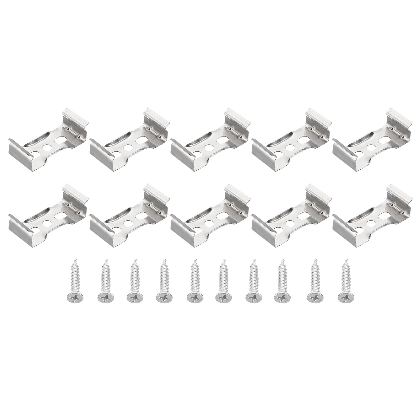 Uxcell T8 LED Light Brackets Fluorescent Tube Mounting Clip Holder
