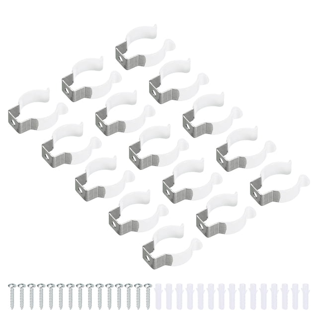 Uxcell T8 U Clips Holder Bracket for LED Light Bulb Mounting Bracket ...