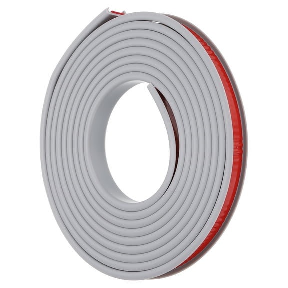 Uxcell TPE U-Shape Edge Banding, 1/2 Inch x 9.8ft Self Adhesive Flexible Veneer Edging Trim Edge Protector, Grey
