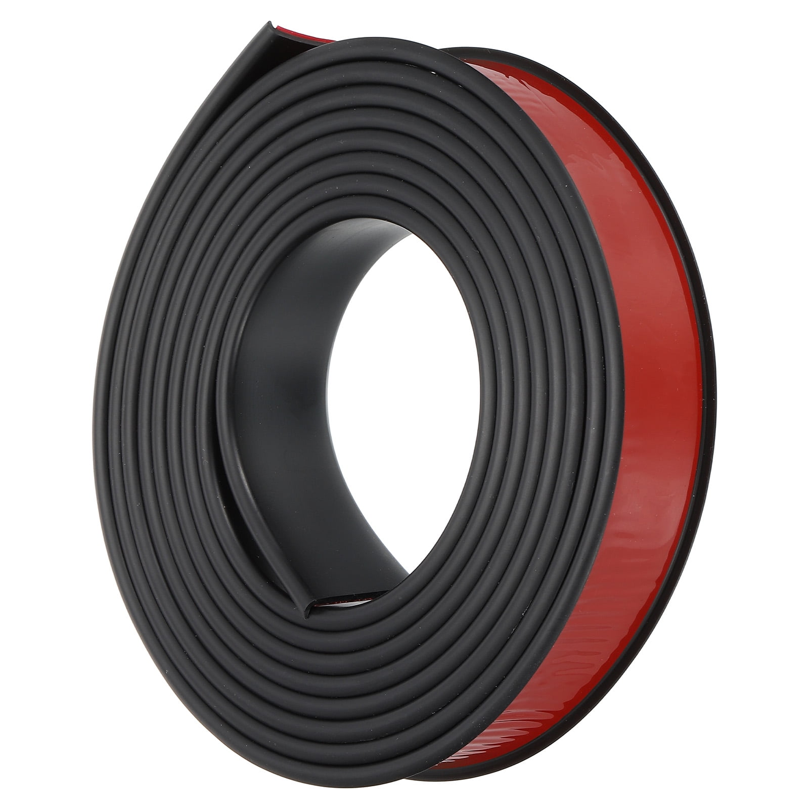 Uxcell TPE U-Shape Edge Banding, 1-3/16 Inch x 16.4ft Self Adhesive Flexible Veneer Edging Trim Edge Protector, Black