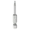 thumbnail image 1 of Uxcell TS10 Magnetic Security Star 5 Point Torx Screwdriver Bit 1/4" Hex Shank 2" Length, 1 of 5