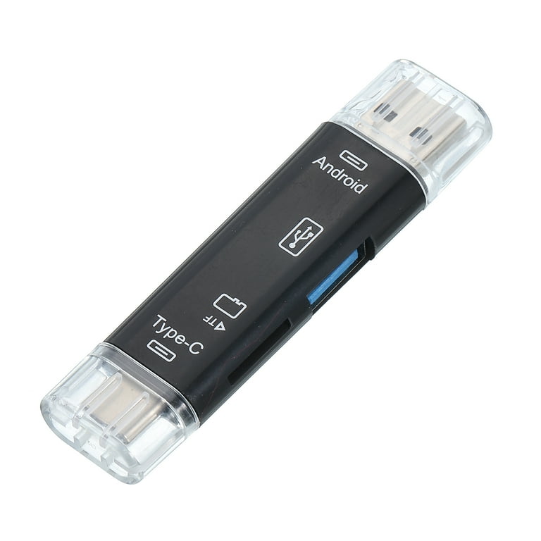 プレゼントを選ぼう！ ABS Reader Card OTG to C TYPE Uxcell USB-C Flash USB 5-in-1 外付メモリカードリーダー