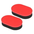 thumbnail image 1 of Uxcell Table Tennis Rubber Cleaner Ping Pong Cleaning Sponge Paddle Cleaner Racket Care Soft, Red Black 2 Pack, 1 of 6