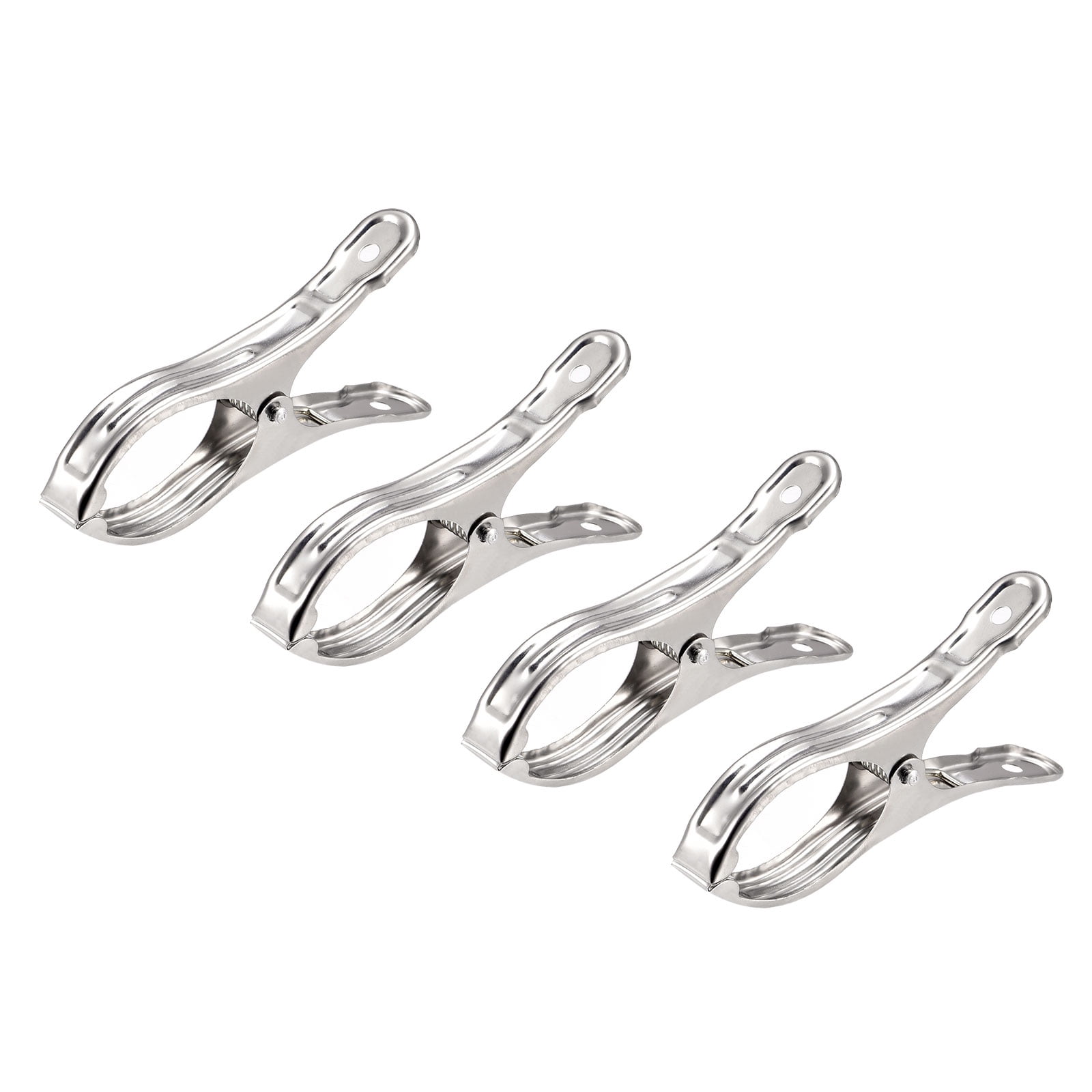 Uxcell Tablecloth Clips 90mm Stainless Steel Clamps for Fixing Table