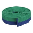 thumbnail image 1 of Uxcell Taekwondo Colored Ranking Belt 1.6"x11.2Ft 3.4m, Cotton Martial Arts Judo Karate Belt, Green&Blue, 1 of 5