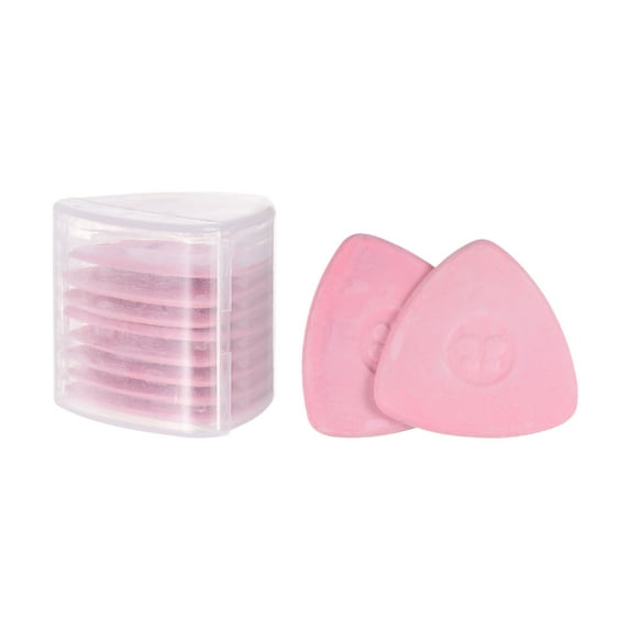 Uxcell Tailors Chalk, Triangle Sewing Chalk, Washable Fabric Marker, Pink 10 Pack