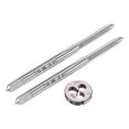 thumbnail image 1 of Uxcell Tap and Die Set 5-40 UNC Screw Tap & Round Die Thread Repair Tapping Tools 3 Pieces, 1 of 6