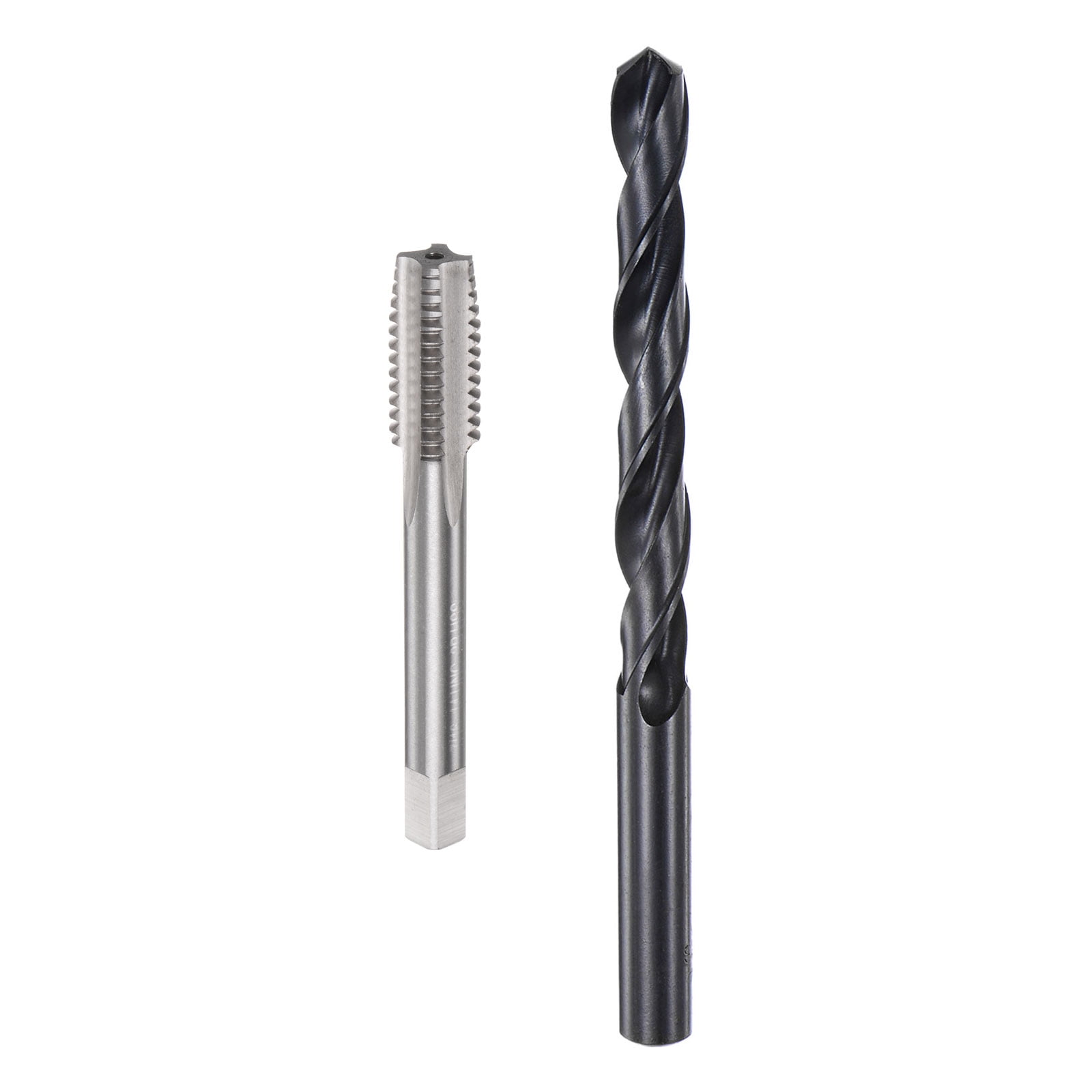 Uxcell M12 X 1.25 Metric Tap & 10.8mm Drill Bit Set – HSS Straight Flute Threading Tool Kit For Metal, Cast Iron, Aluminum & Stainless Steel