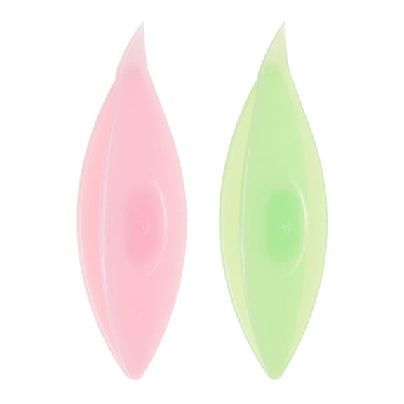 Uxcell Tatting Shuttles 77x21x11mm Colorful Plastic Shuttles Supplies 2 Pack, Pink Green