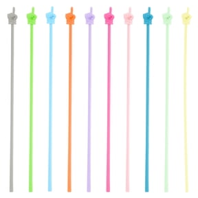 Uxcell Teachers Pointer Stick, 10 Pcs Clear Classroom WhiteBoard Teacher Hand Finger Mini Pointer, 10 Colors Style 2