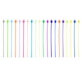 thumbnail image 1 of Uxcell Teachers Pointer Stick, 20 Pcs Clear Classroom WhiteBoard Teacher Hand Finger Mini Pointer, 10 Colors, 1 of 6