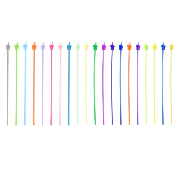 Uxcell Teachers Pointer Stick, 20 Pcs Clear Classroom WhiteBoard Teacher Hand Finger Mini Pointer, 10 Colors