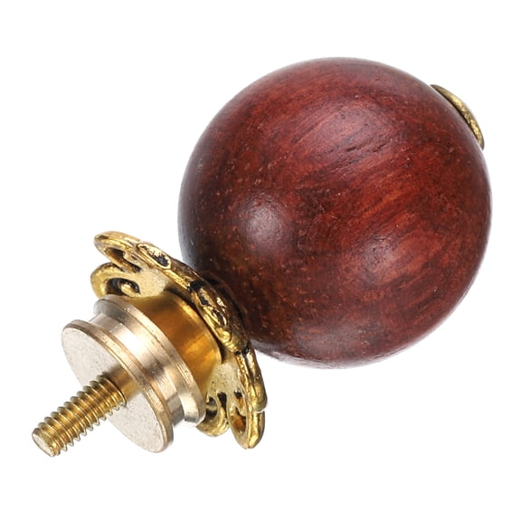 Uxcell Plastic Zinc Alloy Copper Teapot Button Lid Knobs Tea Kettle Cover Handle Knobs for Teapot Tea kettle Wood