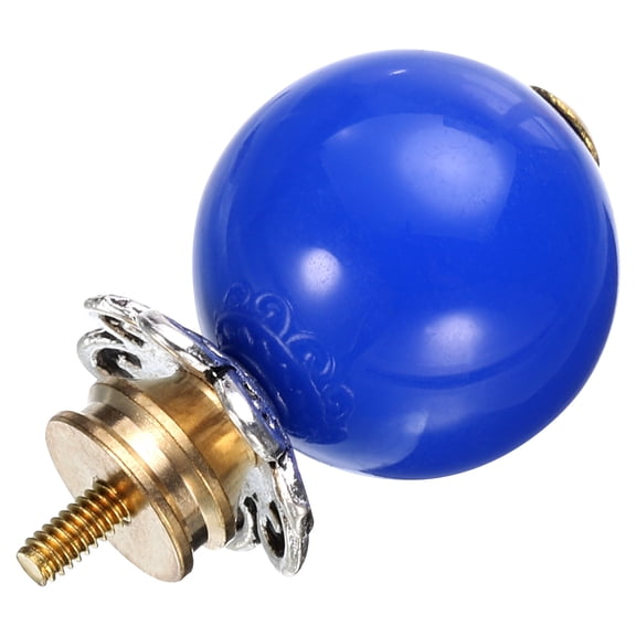 Uxcell Plastic Zinc Alloy Copper Teapot Button Lid Knobs Tea Kettle Cover Handle Knobs for Teapot Tea kettle Blue