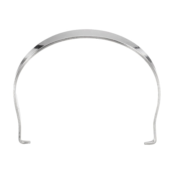 Uxcell Teapot Handle Replacement, 4.3x3.5 Inch U-Shape Woven Tea Pot Handle, Internal Buckle, Stainless Steel Kettle Grip Pottery Kettle Accessory for Daily Use, Silver