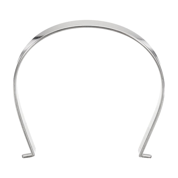 Uxcell Teapot Handle Replacement, Internal Buckle, 4x3.9 Inch Stainless Steel Woven Tea Pot Handle, Kettle Grip Pottery Kettle Accessory for Daily Use, Silver
