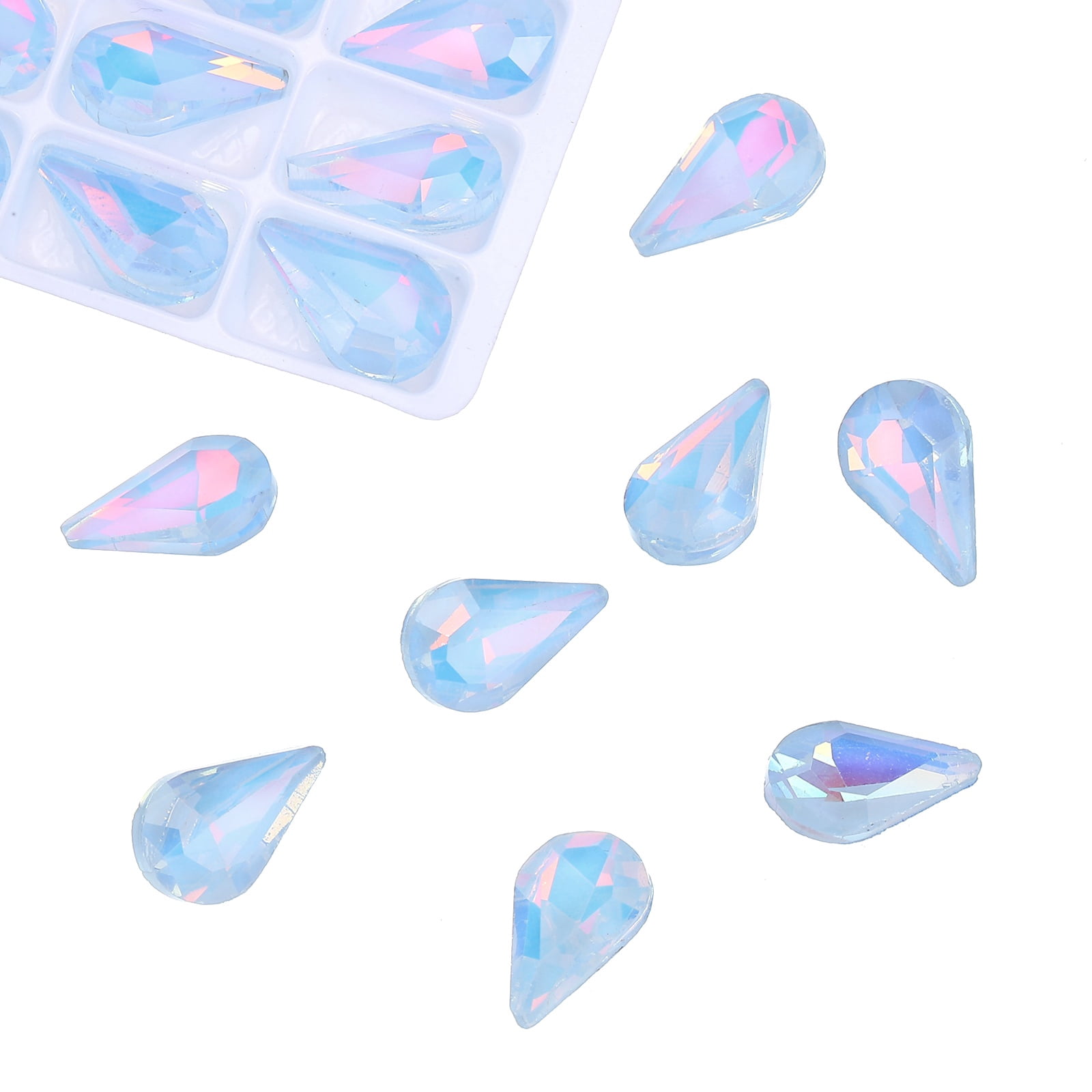 Pointed Rhinestones Stone Uxcell Tear Drop Rhinestones for Jewelry Making DIY for Nails Pointed ...