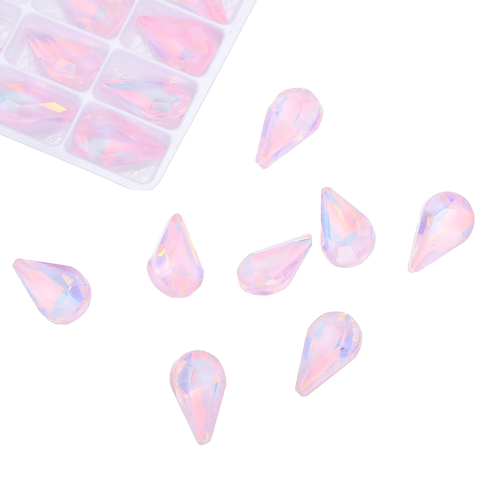 Uxcell Tear Drop Rhinestones for Jewelry Making DIY for Nails Pointed ...