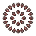 thumbnail image 1 of Uxcell Teardrop Rhinestones Acrylic Pointed Back Rhinestone Beads Gems for Jewelry Making Costume Crystal Embellishments Crafts 10 x 14 mm Wine Red, 1 of 5