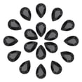 thumbnail image 1 of Uxcell Teardrop Rhinestones Glass Pointed Back Rhinestone Beads Gems for Jewelry Making Costume Crystal Embellishments Crafts Black, 1 of 5