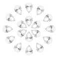 thumbnail image 1 of Uxcell Teardrop Rhinestones Glass Pointed Back Rhinestone Beads Gems for Jewelry Making Costume Crystal Embellishments Crafts White, 1 of 5