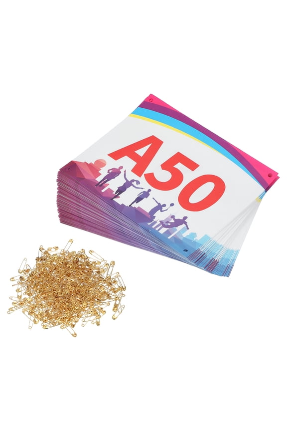Tearproof Running Bib Numbers for Marathon Sports Game Competition 1-50