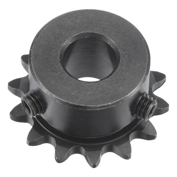 Uxcell Teeth Sprocket, Carbon Steel with Set Screws 10mm