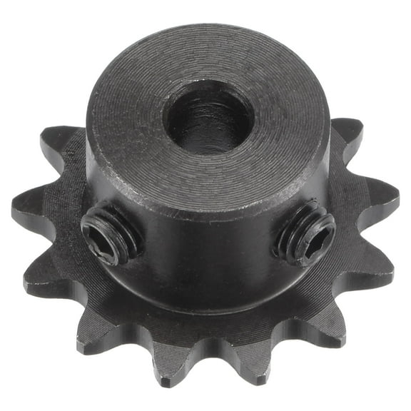 Uxcell Teeth Sprocket Carbon Steel with Set Screws 6mm