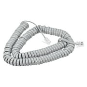 Uxcell Telephone Handset Cord, 4P4C Coiled Landline Phone Handset Cable for Home or Office Grey 9.84 ft 2pcs