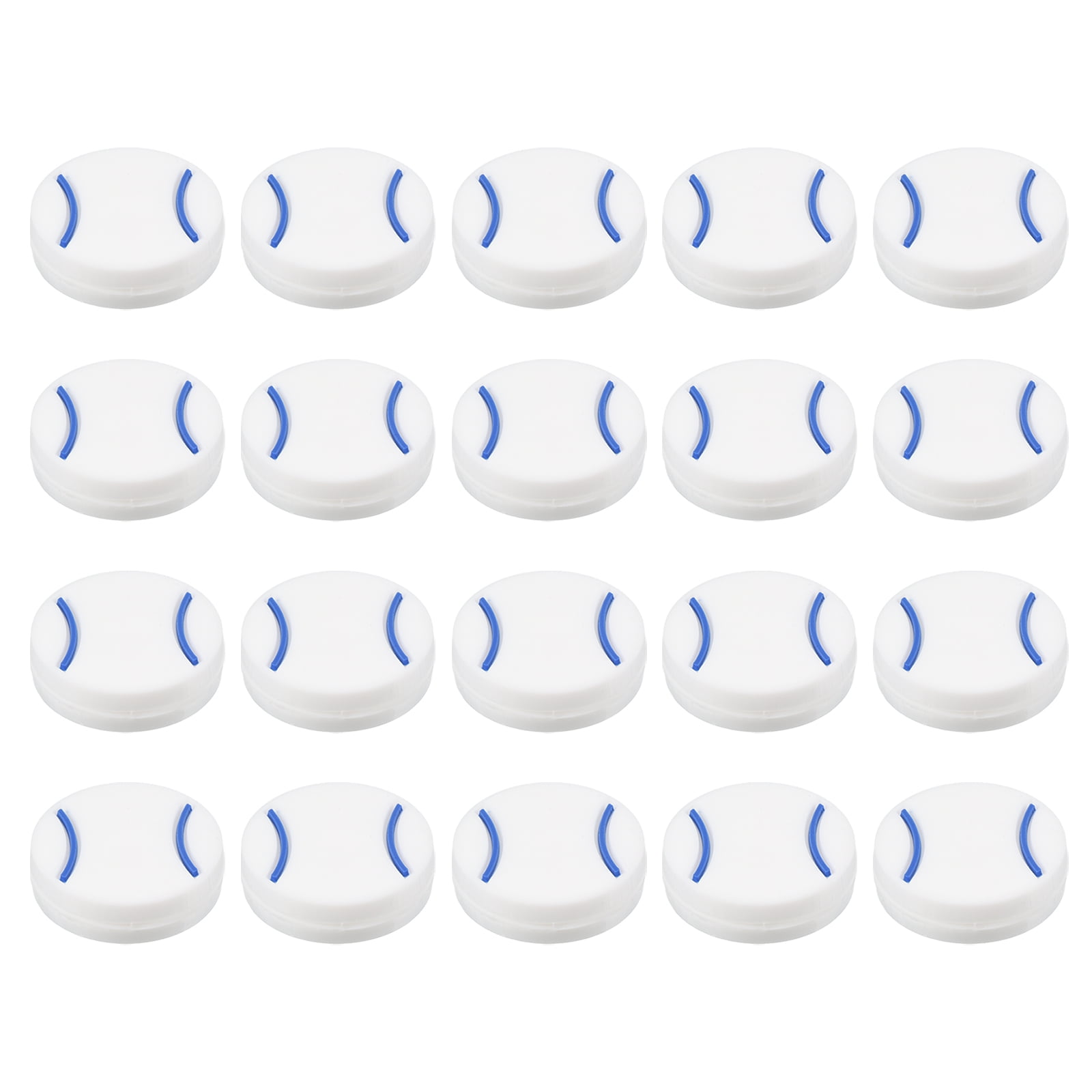 Uxcell Tennis Racket Dampeners, 20 Pcs Silicone Tennis Dampeners, White