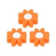 thumbnail image 1 of Uxcell Tennis Racket Dampeners, 3 Pcs Soft Silicone Tennis Vibration Dampeners, Orange, 1 of 6