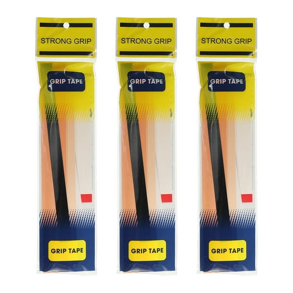 Tennis Racket Grip Tape, PU Racquet Overgrip with Damping Ridges Anti-Slip Absorbent Handle Grip for Badminton Pickleball Fishing Rod Gradient Orange