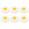 thumbnail image 1 of Uxcell Tennis Racket Vibration Dampener, 6 Pack Racquet Shock Absorber, White, 1 of 6