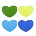 thumbnail image 1 of Uxcell Tennis Racket Vibration Dampener, Soft Silicone Racket Shock Absorber for Tennis Racquet String - Heart Shaped Light Green/Green/Sky Blue/Navy Blue, 1 of 6