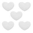 thumbnail image 1 of Uxcell Tennis Racket Vibration Dampener Soft Silicone Racket Shock Absorber for Tennis Racquet String - Heart Shaped White, 1 of 6