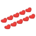 thumbnail image 1 of Uxcell Tennis Vibration Dampener, 10 Pack Heart Shock Absorber Red, 1 of 6