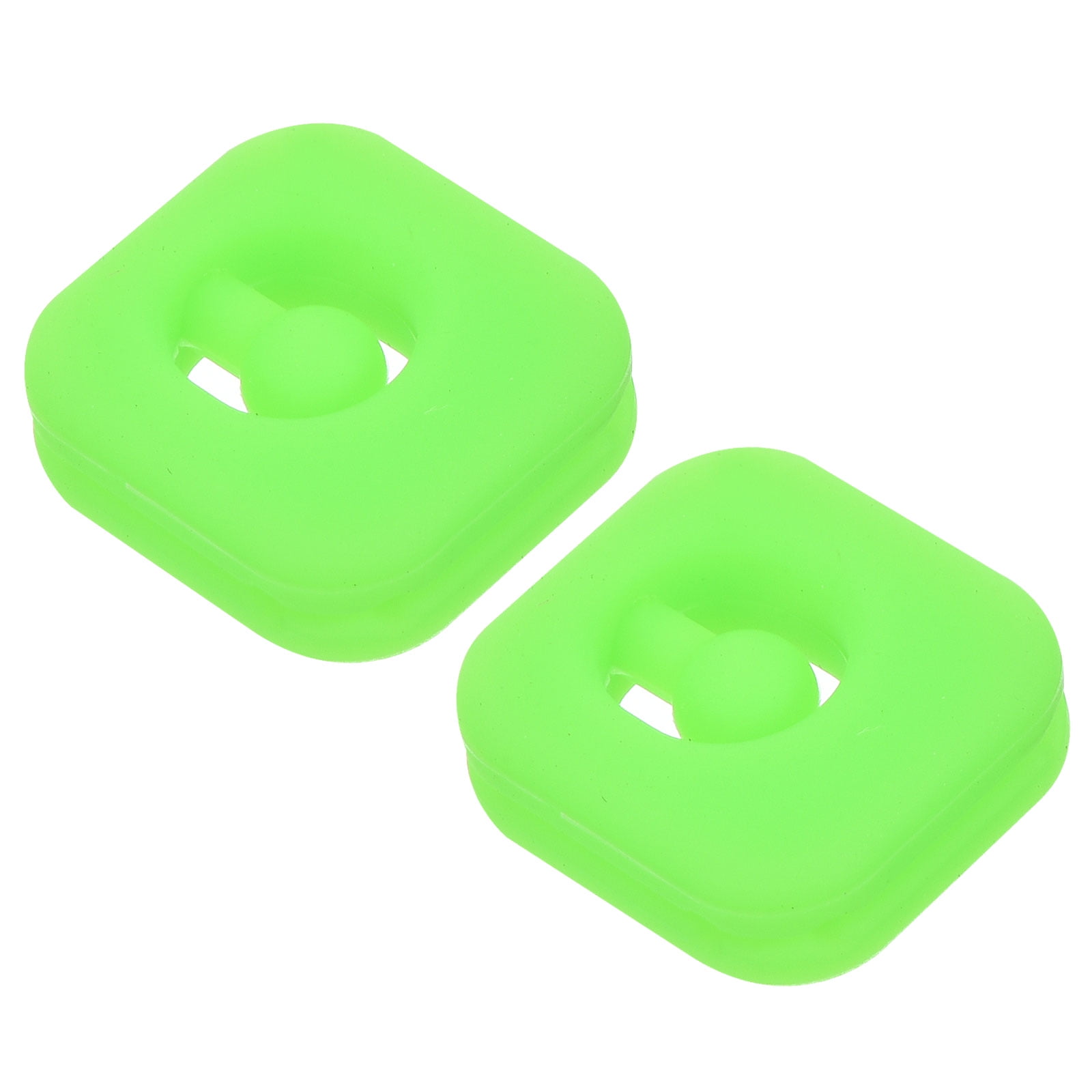 Uxcell Tennis Vibration Dampener, 2 Pack Square Shock Absorber Green