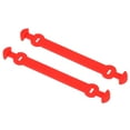 thumbnail image 1 of Uxcell Tennis Vibration Dampeners, 2 Pack Shock Absorber Racket String Damping, Red, 1 of 6