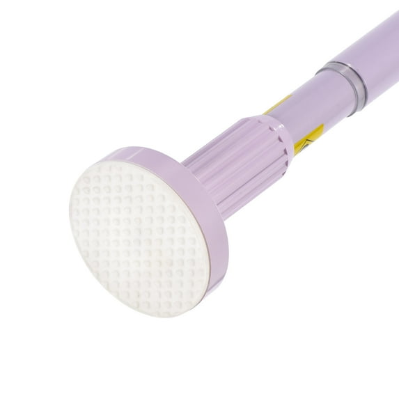 Uxcell Tension Curtain Rod Adjustable Shower Curtain Rod 35.4'' to 63'' Length Purple