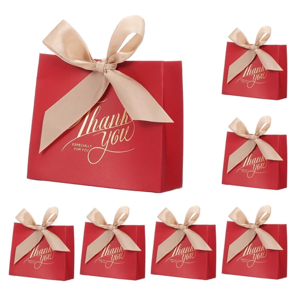 Uxcell Thank You Gifts Boxes, 20 Pcs 4.5x1.8x4 Inch Candy Party Gift Boxes for Wedding Mother's Day Easter Anniversary, Champagne