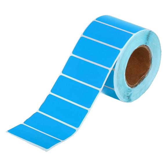 Uxcell Thermal Labels, (1 x 2 Inch, Blue) (1200 Pcs), Color Direct Thermal Printer Sticker Self-Adhesive Barcode Label Paper, Suit for - Shipping Address/Mailing Name